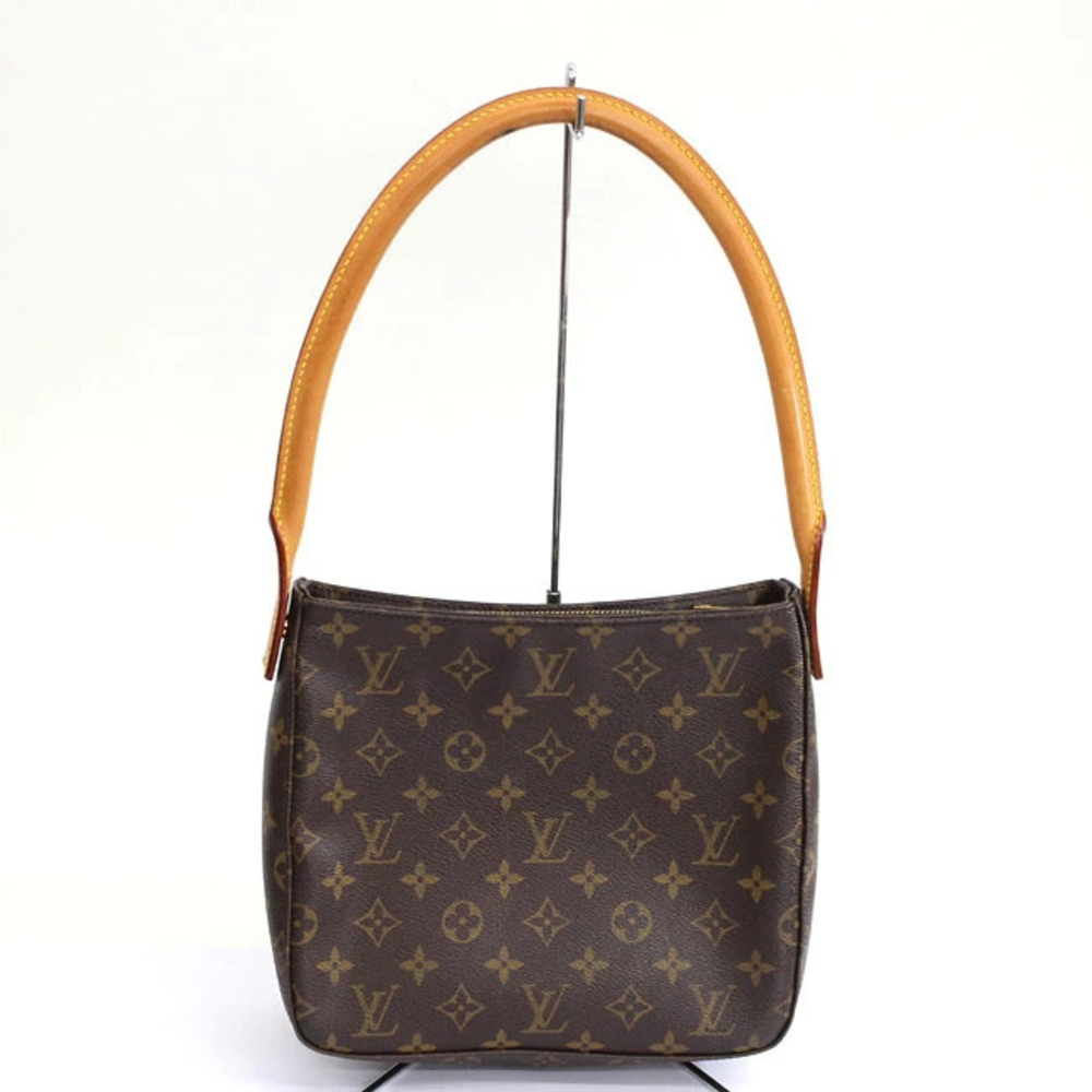 Louis Vuitton Shoulder Looping Handbag Monogram Brown
